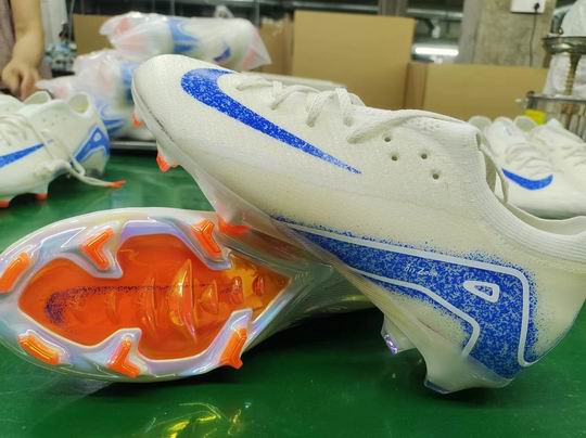 Nike Football Shoes White Blue-61 - Click Image to Close